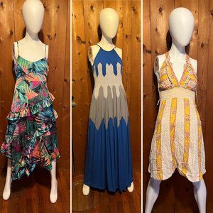 3 Dresses Romeo & Juliet Couture, Urban Outfitters Sleeveless, Maxi, Asymmetric